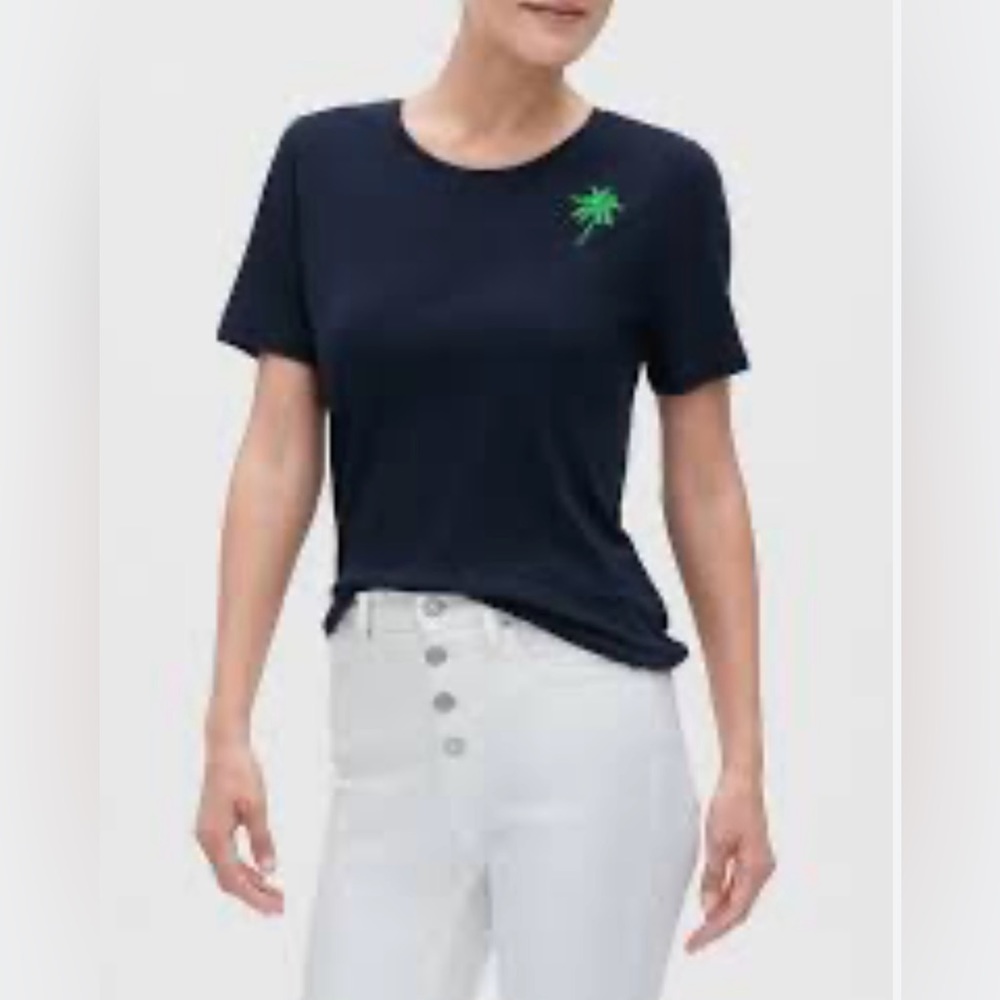 Banana Republic Embroidered Pocket T-Shirt